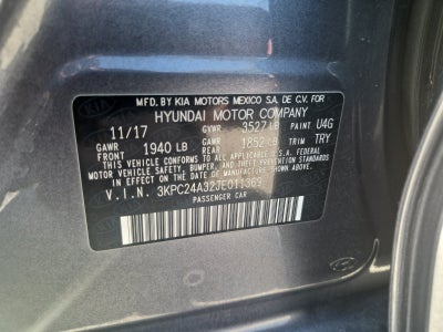 2018 Hyundai Accent SE