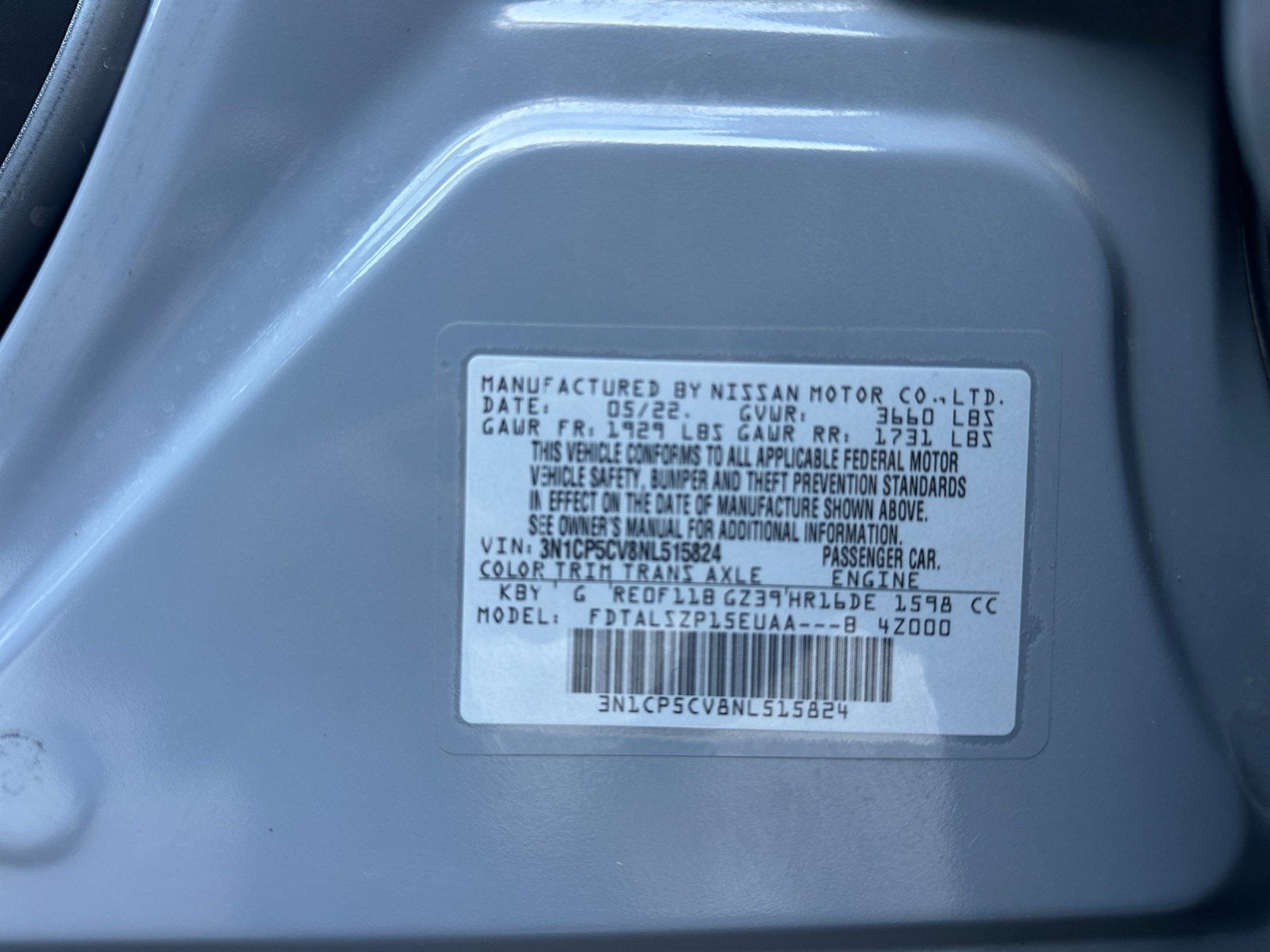 2022 Nissan Kicks SV