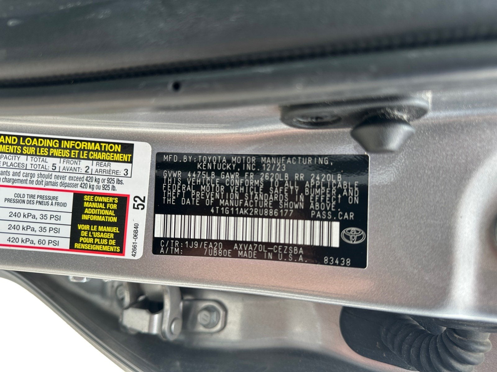 2024 Toyota Camry SE