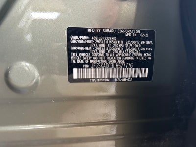 2020 Subaru Forester Base