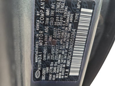 2022 Hyundai Tucson Hybrid Blue