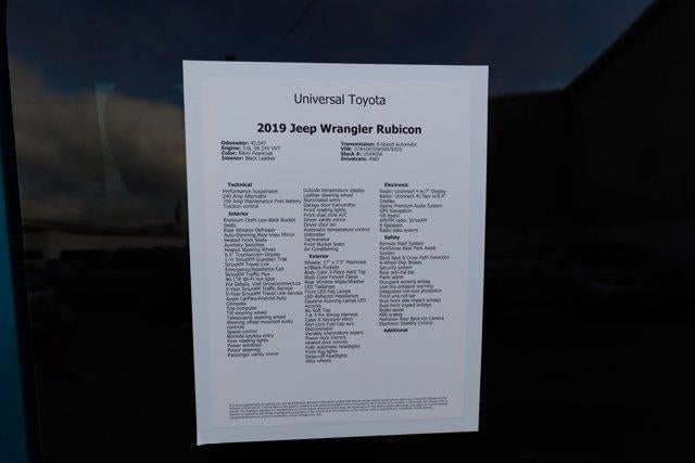 2019 Jeep Wrangler Rubicon