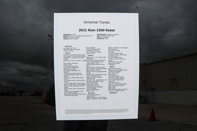 2021 RAM 1500 Rebel