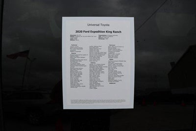 2020 Ford Expedition King Ranch