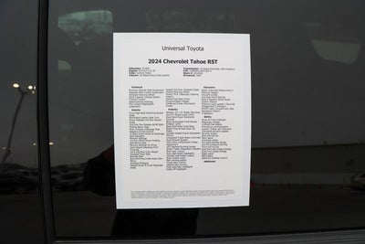 2024 Chevrolet Tahoe RST