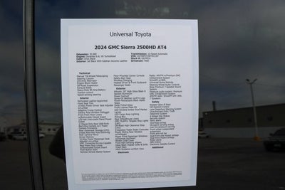 2024 GMC Sierra HD AT4