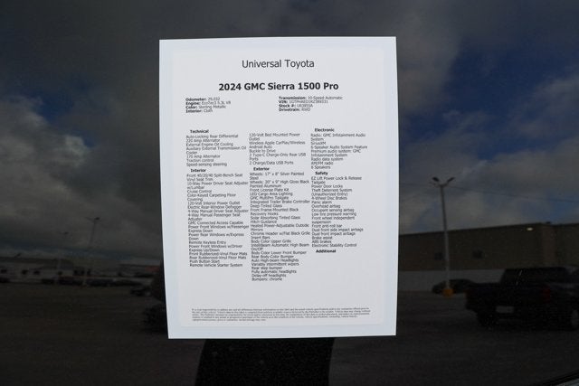 2024 GMC Sierra Pro