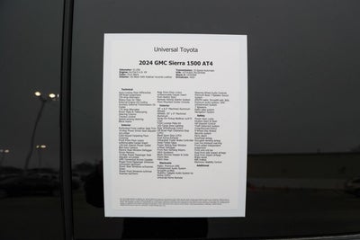2024 GMC Sierra AT4