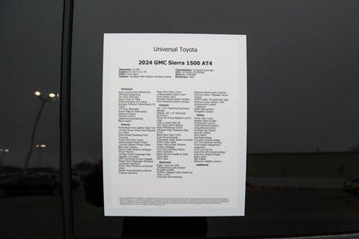 2024 GMC Sierra AT4