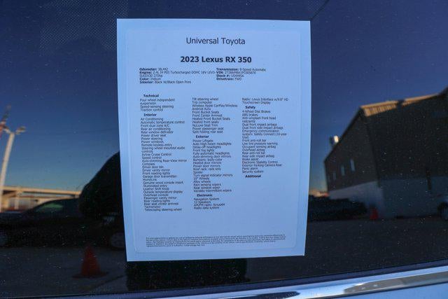 2023 Lexus RX 350 RX 350 Luxury