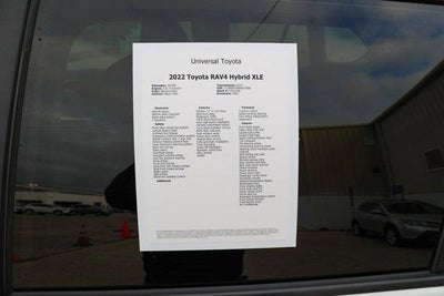 2022 Toyota RAV4 HYBRID Hybrid XLE Premium