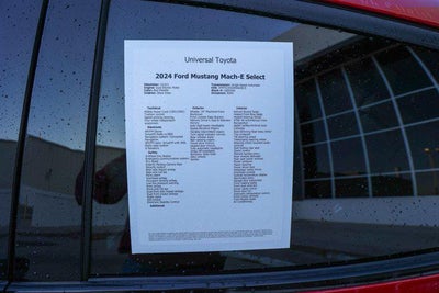 2024 Ford Mustang Mach-E Select