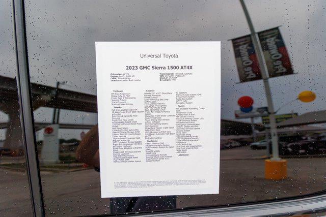 2023 GMC Sierra AT4X