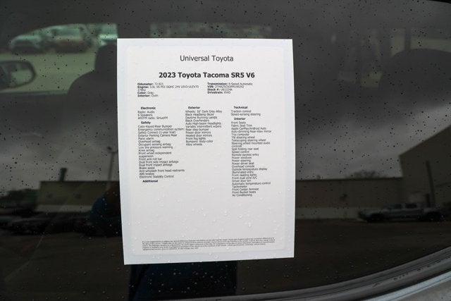 2023 Toyota TACOMA SR5 SR5