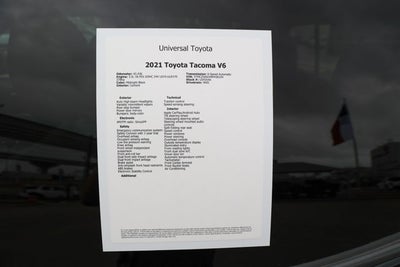 2021 Toyota TACOMA TRD OFFRD TRD Off Road