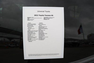 2021 Toyota TACOMA TRD OFFRD TRD Off Road
