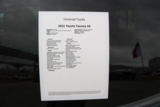 2021 Toyota TACOMA TRD OFFRD TRD Off Road