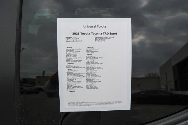 2025 Toyota TACOMA TRD SPORT TRD Sport