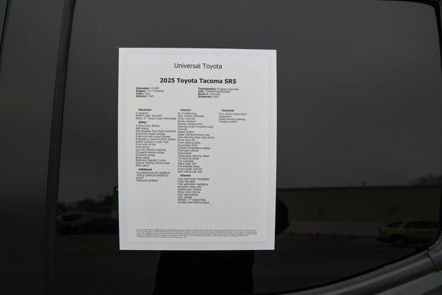 2025 Toyota TACOMA SR5 SR5