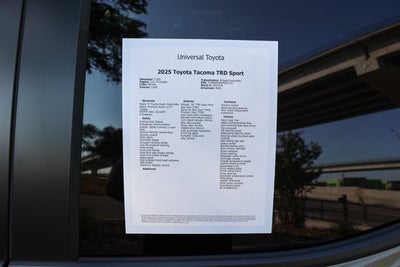 2025 Toyota Tacoma SR5