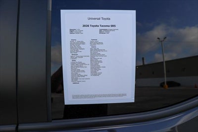 2026 Toyota Tacoma SR5