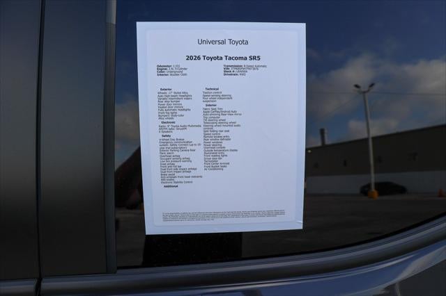 2026 Toyota Tacoma SR5