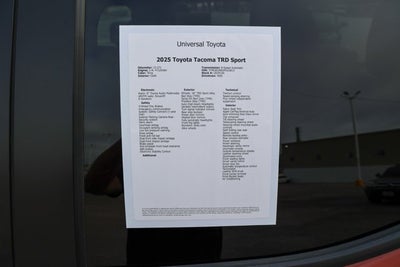 2025 Toyota Tacoma TRD Sport