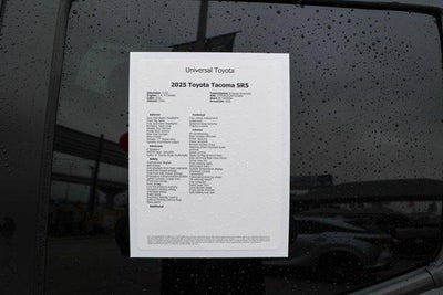 2025 Toyota TACOMA SR5 SR5