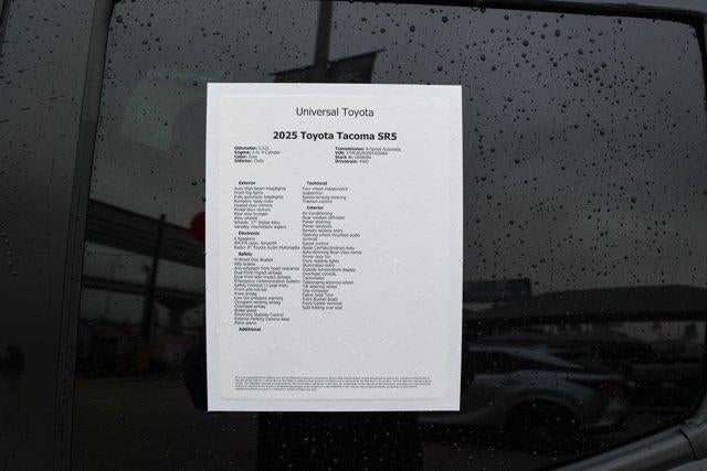 2025 Toyota TACOMA SR5 SR5
