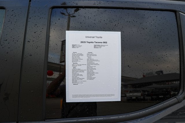 2025 Toyota TACOMA SR5 SR5