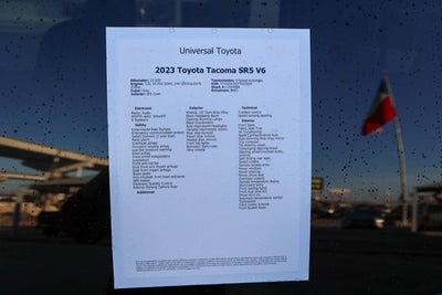 2023 Toyota TACOMA SR5 SR5