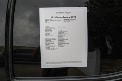 2023 Toyota TACOMA SR SR