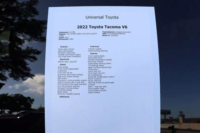 2022 Toyota Tacoma TRD Off Road
