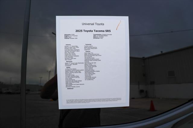 2025 Toyota TACOMA SR5 SR5