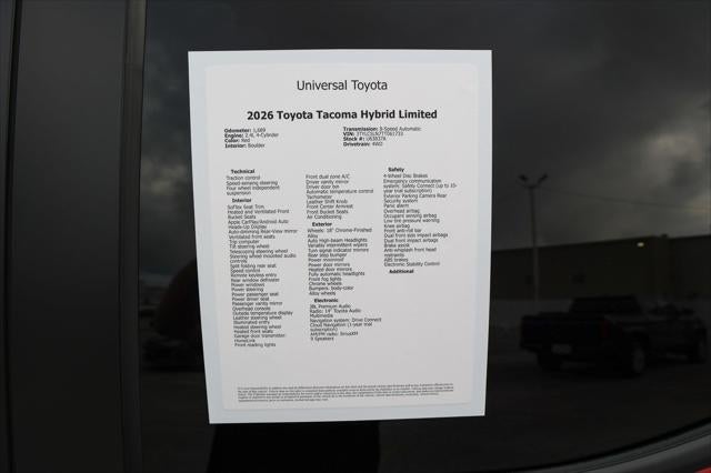 2026 Toyota Tacoma i-FORCE MAX Limited Hybrid