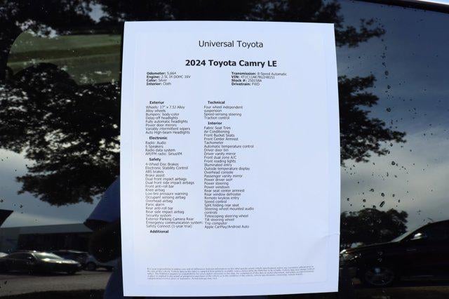 2024 Toyota Camry LE