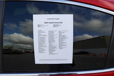 2025 Toyota Camry XLE