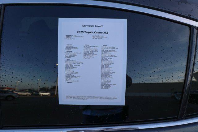 2025 Toyota CAMRY XLE