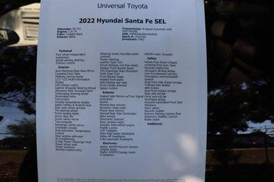 2022 Hyundai Santa Fe SEL