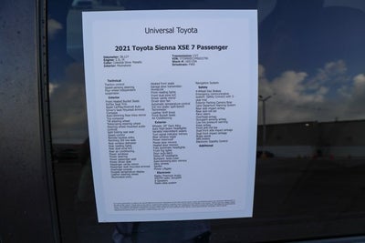 2021 Toyota Sienna XSE