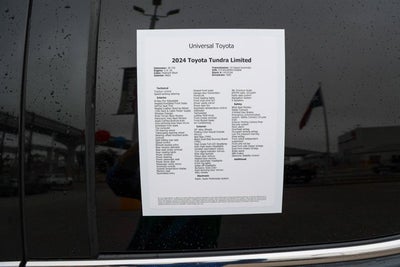2024 Toyota TUNDRA 4X4 Limited