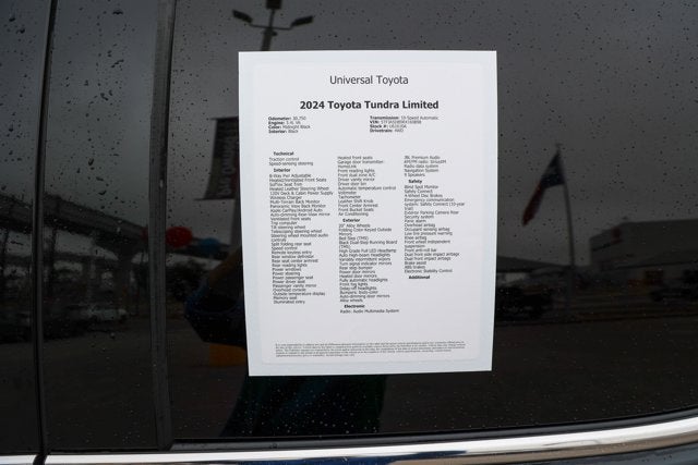 2024 Toyota TUNDRA 4X4 Limited