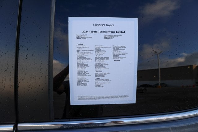 2024 Toyota Tundra i-FORCE MAX Limited Hybrid