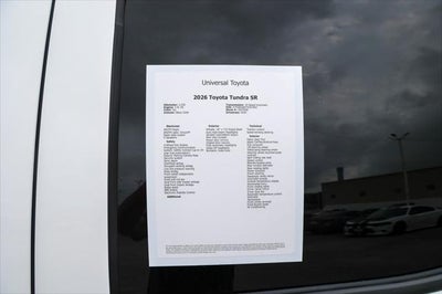 2026 Toyota Tundra SR