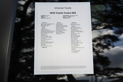 2025 Toyota TUNDRA 4X4 SR5