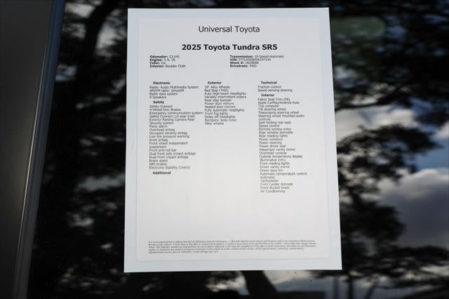 2025 Toyota TUNDRA 4X4 SR5