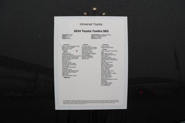 2024 Toyota TUNDRA 4X4 SR5