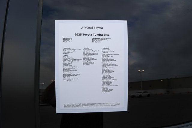 2025 Toyota TUNDRA 4X4 SR5