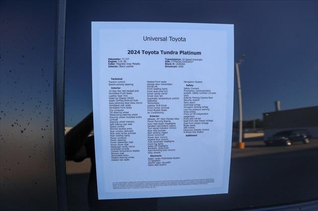 2024 Toyota Tundra Platinum