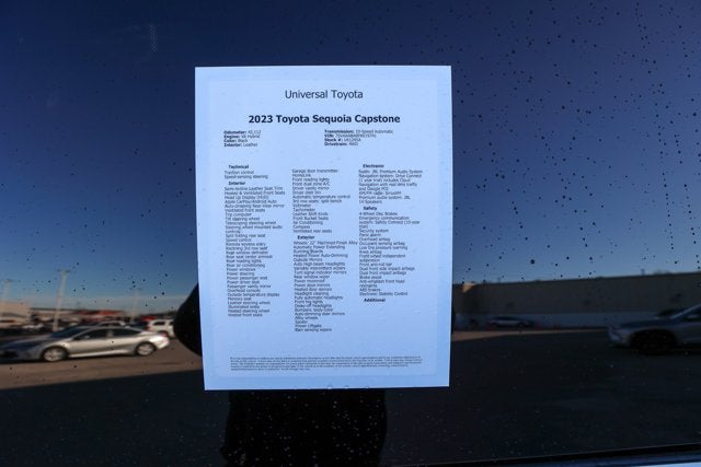 2023 Toyota SEQUOIA 4WD Capstone